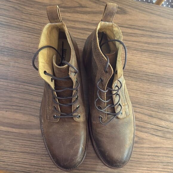 Brown Leather Men's Boots - Picture 3 of 10